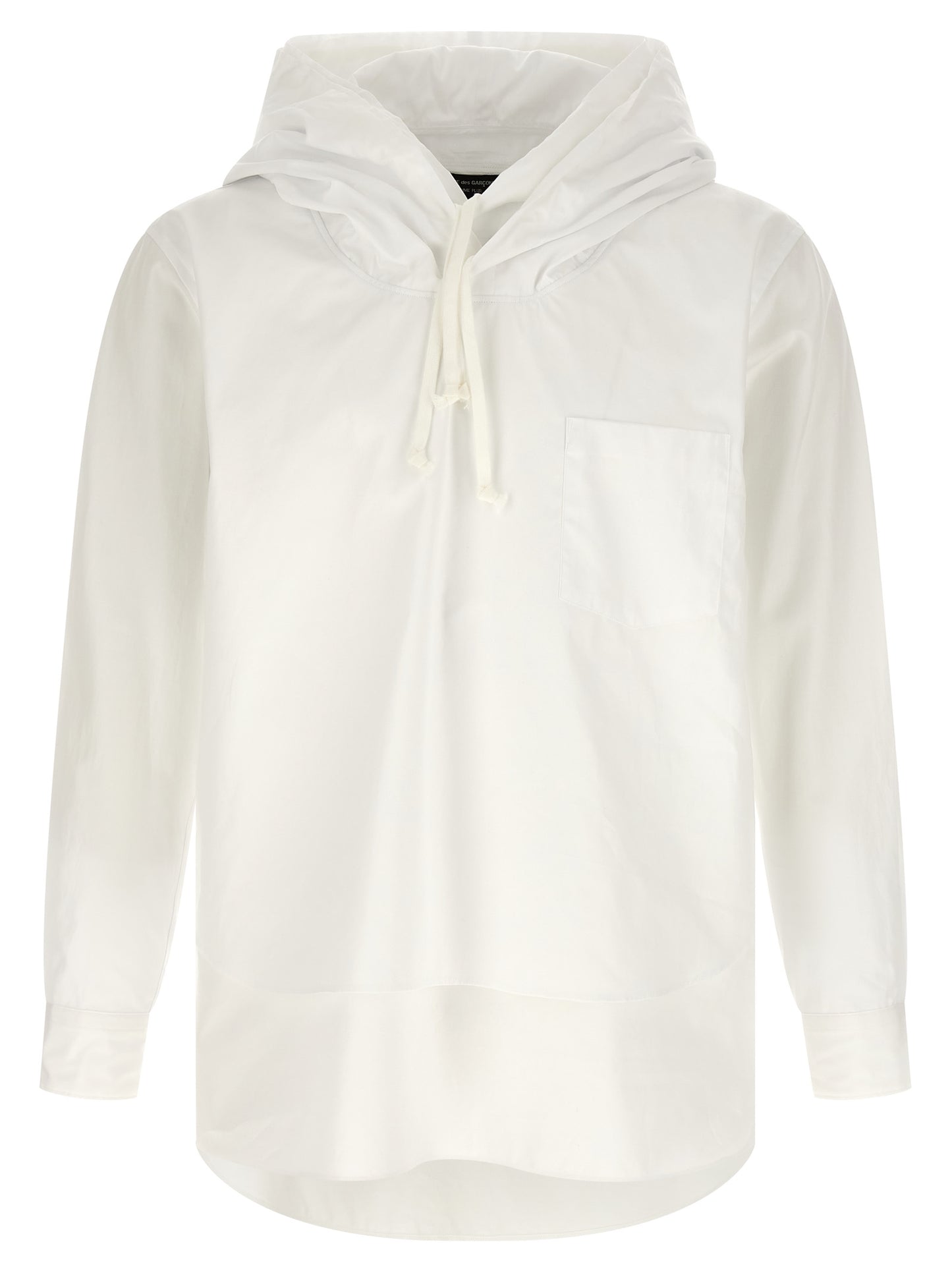 Comme Des Garçons White Cotton Blouse