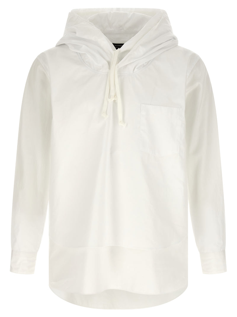 Comme Des Garçons White Cotton Blouse