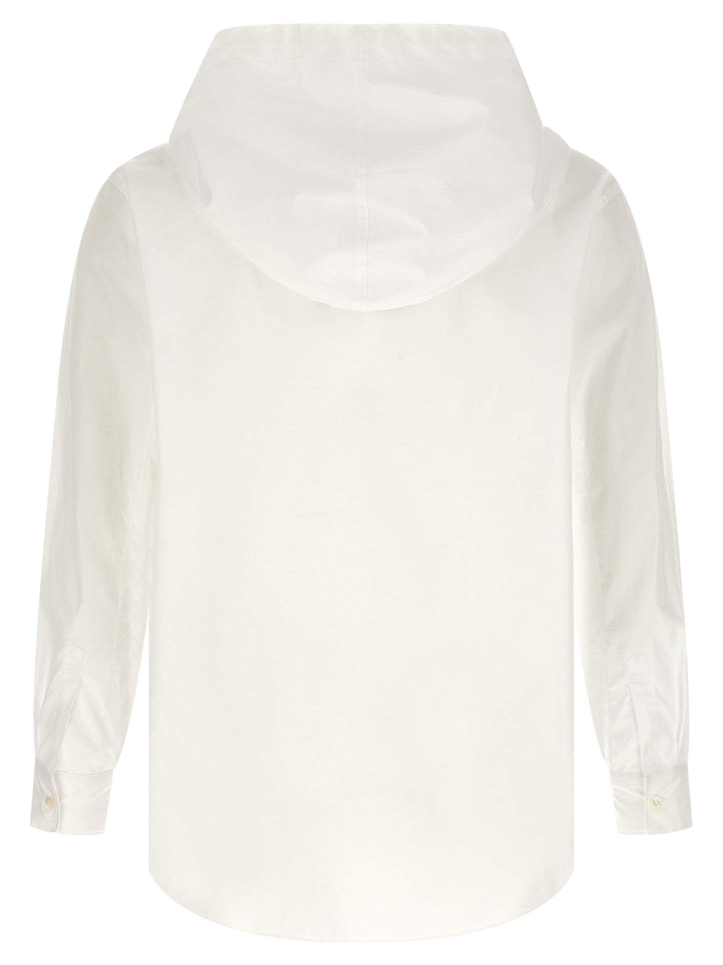 Comme Des Garçons White Cotton Blouse