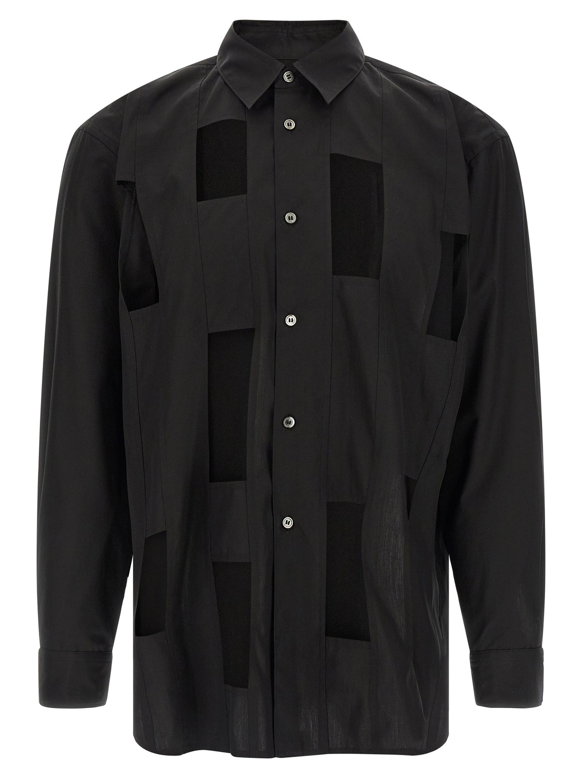 Blouse en coton noir Comme Des Garçons