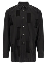 Blouse en coton noir Comme Des Garçons
