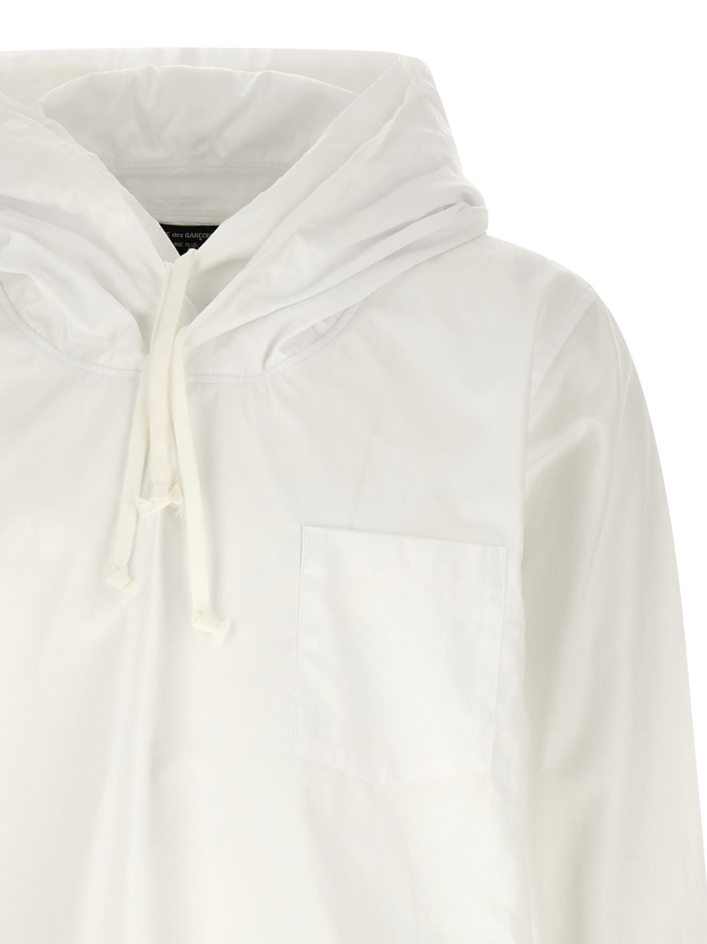 Comme Des Garçons White Cotton Blouse