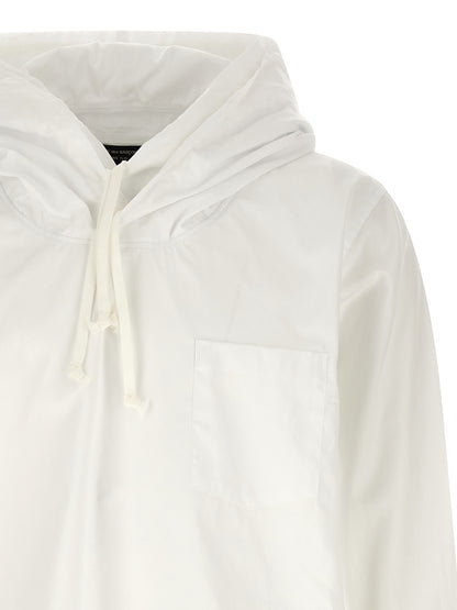 Comme Des Garçons White Cotton Blouse