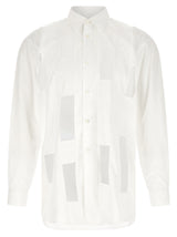 Comme Des Garçons White Cotton Blouse