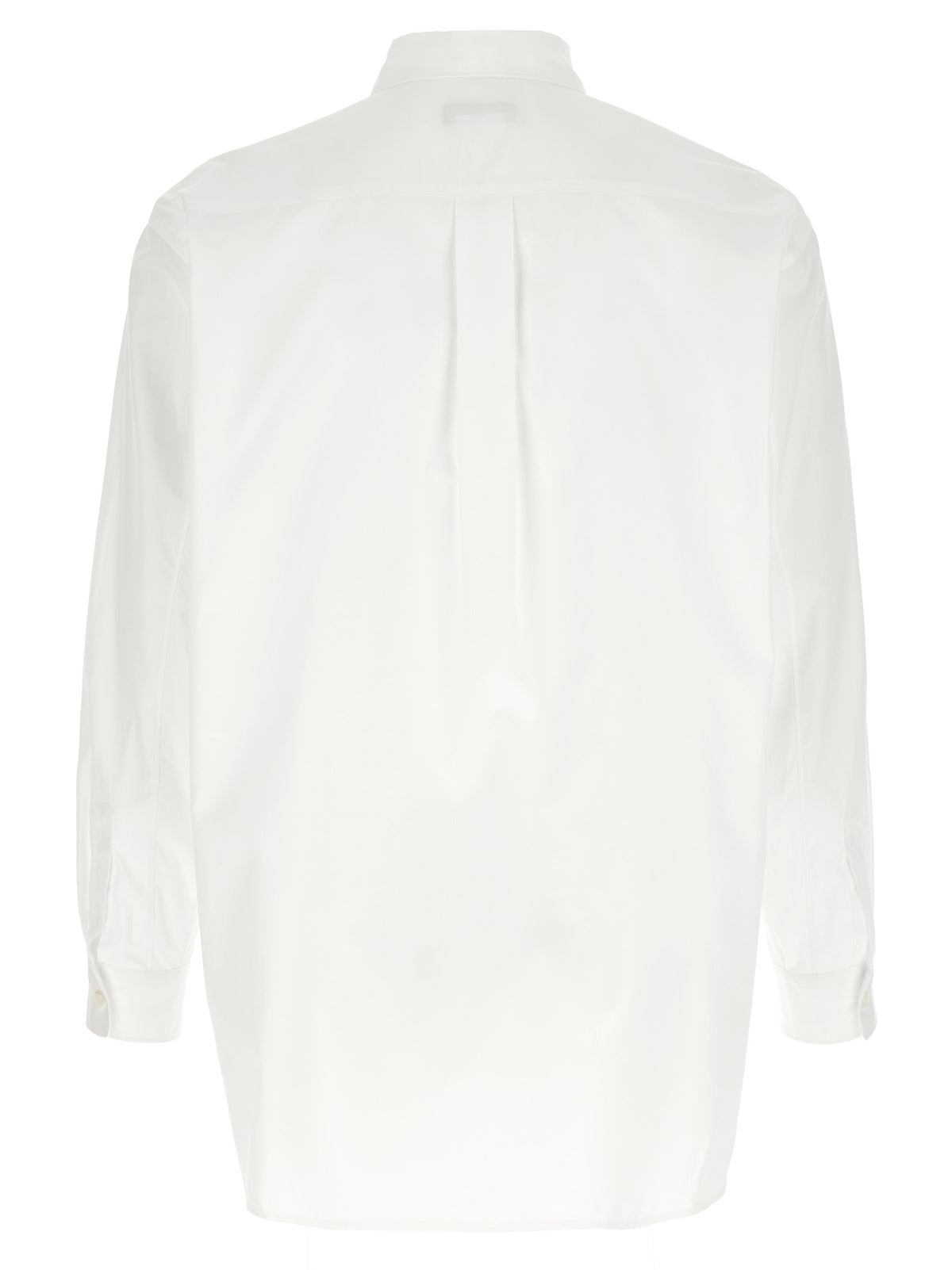 Comme Des Garçons White Cotton Blouse