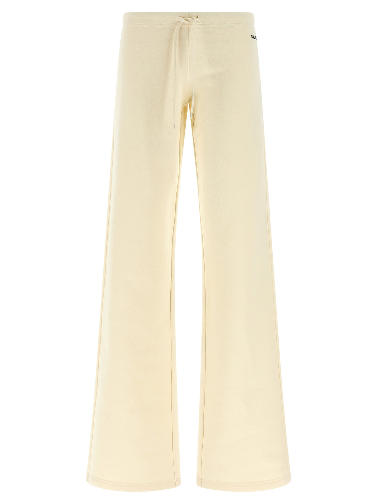 Balenciaga White Cotton Flared Pants - Luxury Streetwear