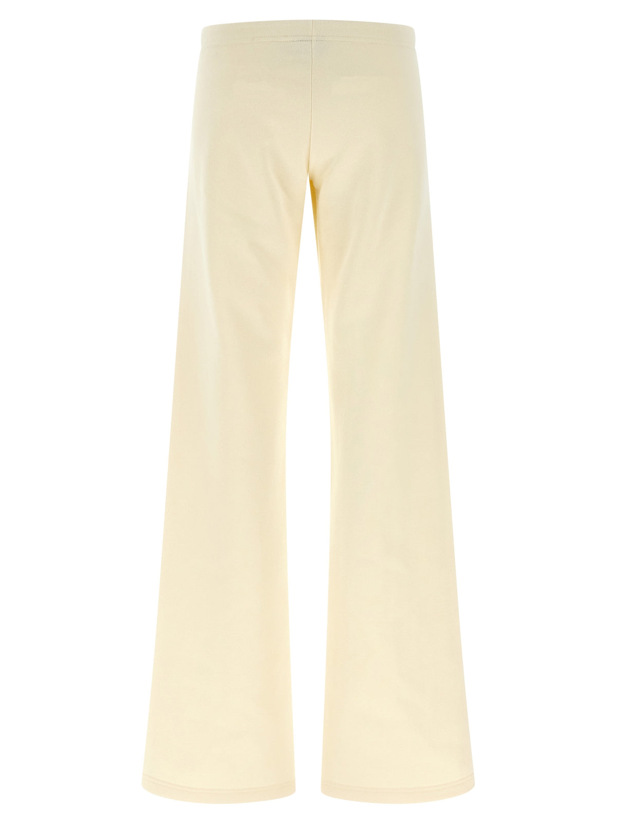 Balenciaga White Cotton Flared Pants - Luxury Streetwear