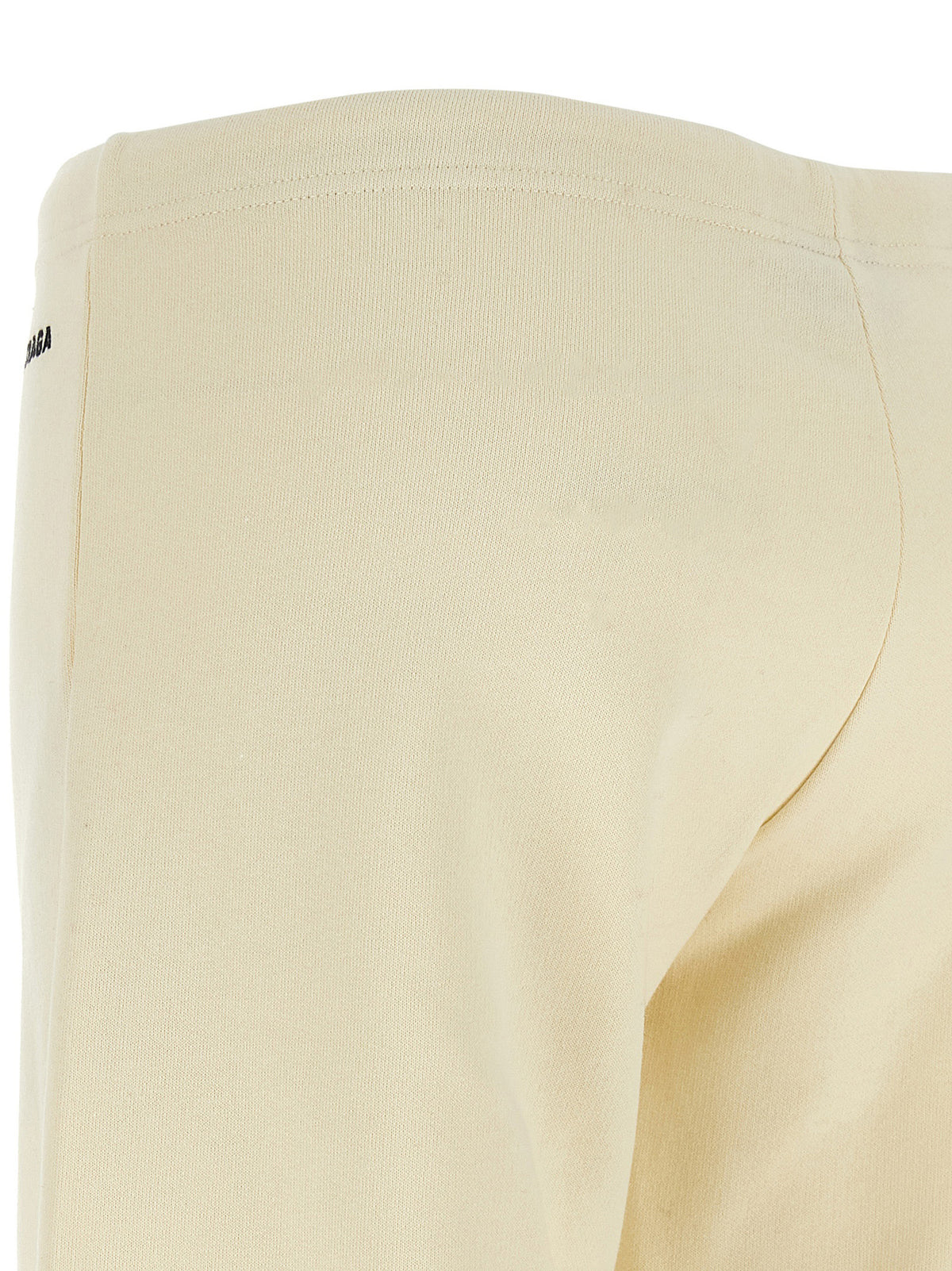 Balenciaga White Cotton Flared Pants - Luxury Streetwear