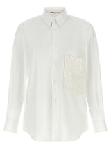 Comme Des Garçons White Cotton Blouse - Chic & Sophisticated