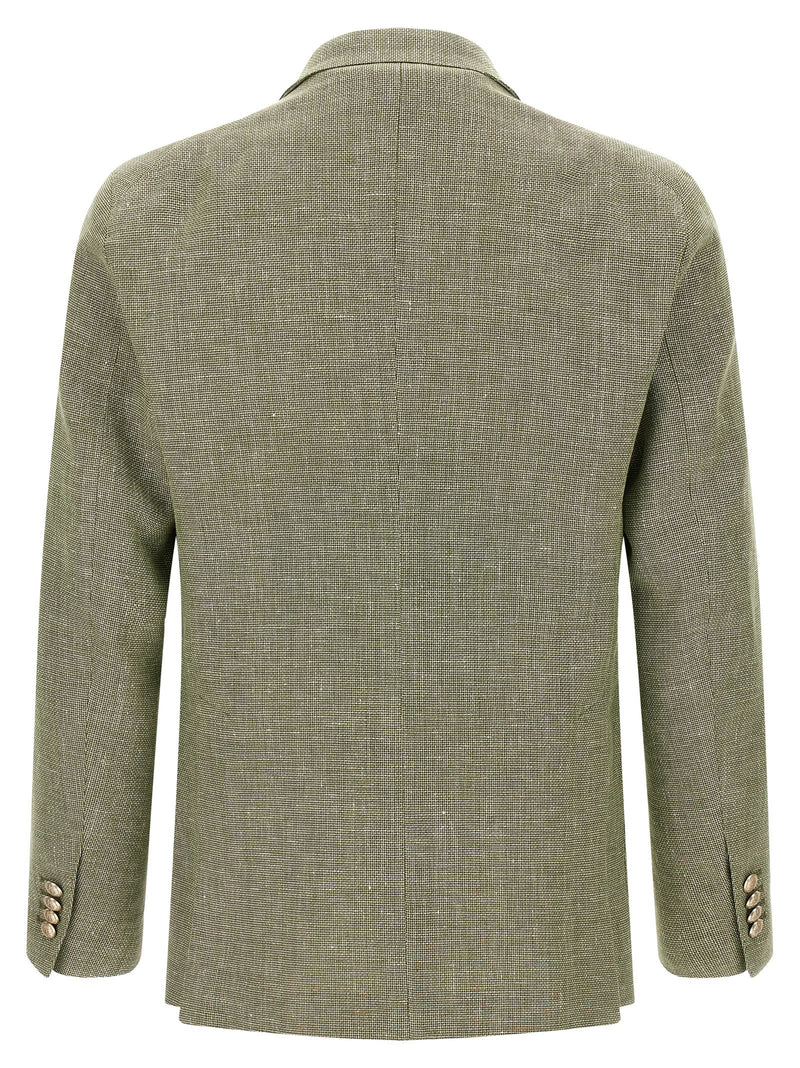 Blazer en lin bicolore Tagliatore