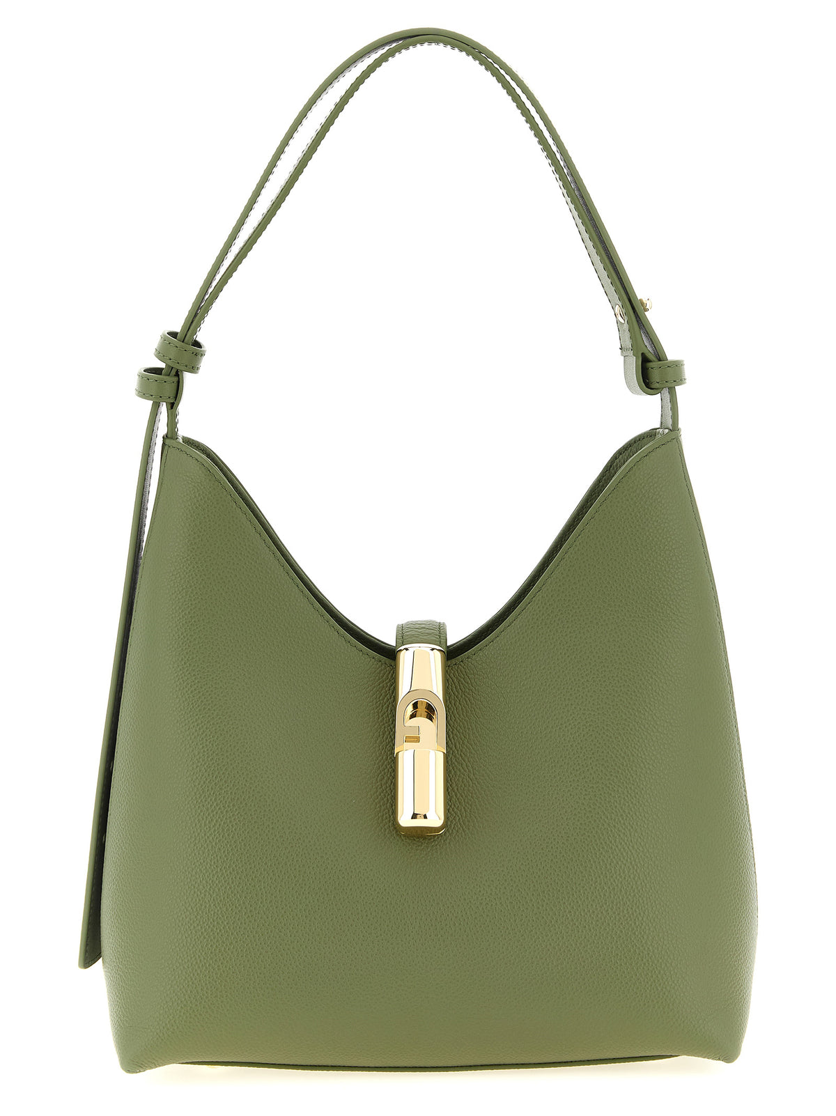 Sac porté épaule Furla en cuir de veau bicolore