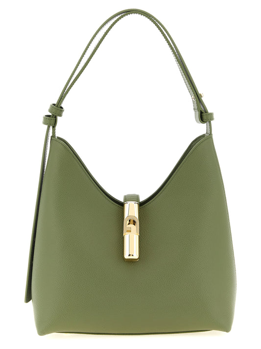 Sac porté épaule Furla en cuir de veau bicolore