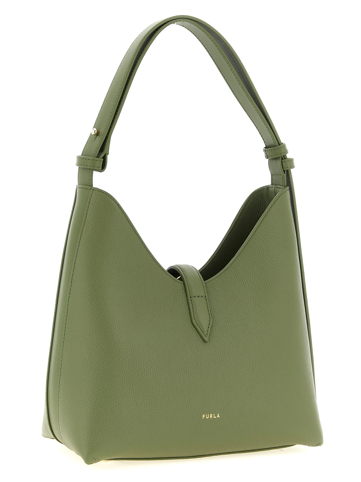 Sac porté épaule Furla en cuir de veau bicolore