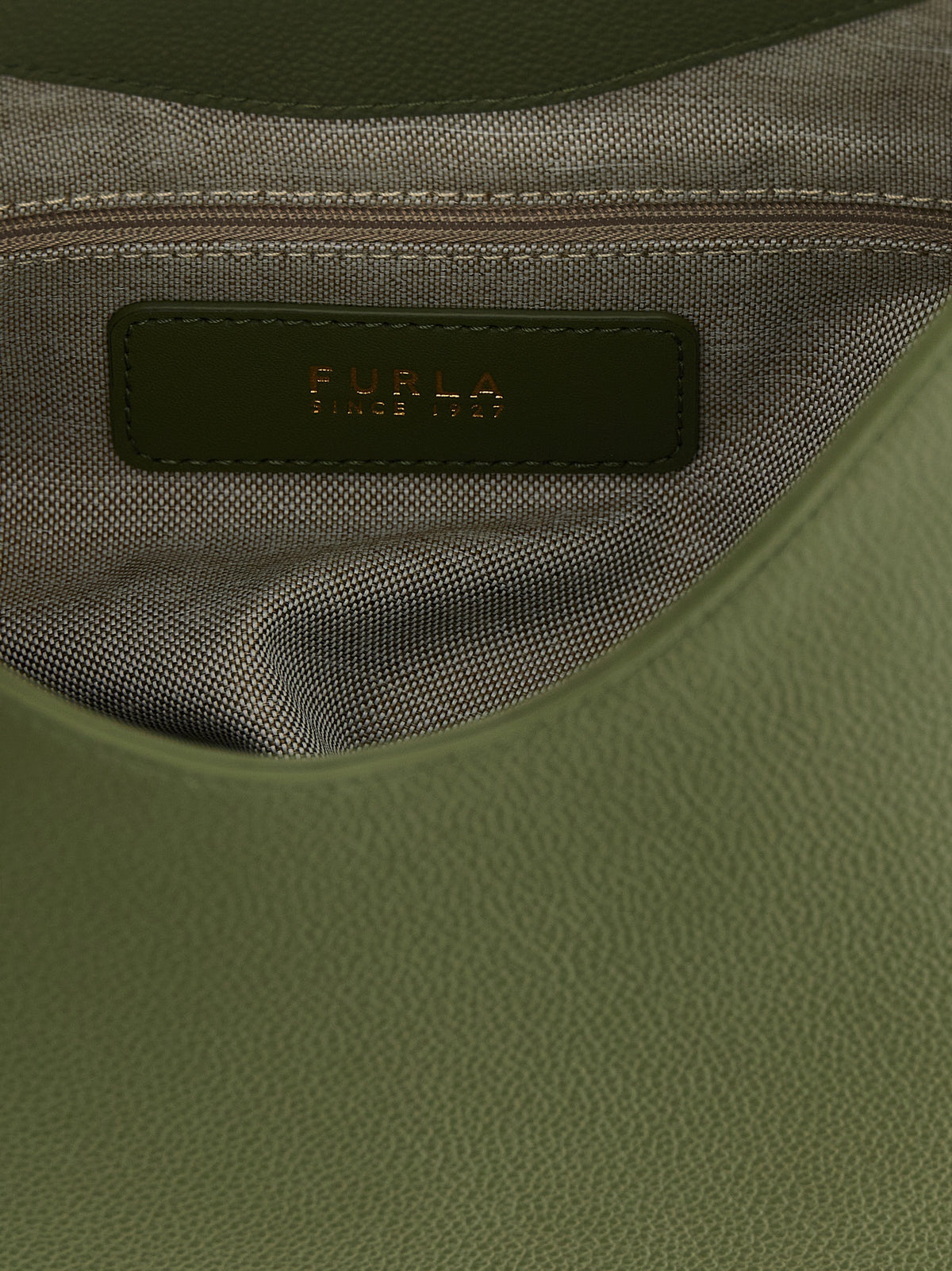 Sac porté épaule Furla en cuir de veau bicolore
