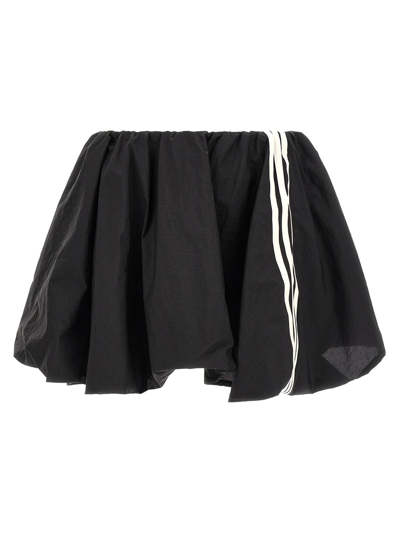 Y-3 Black Polyamide Long Skirt - Modern Elegance