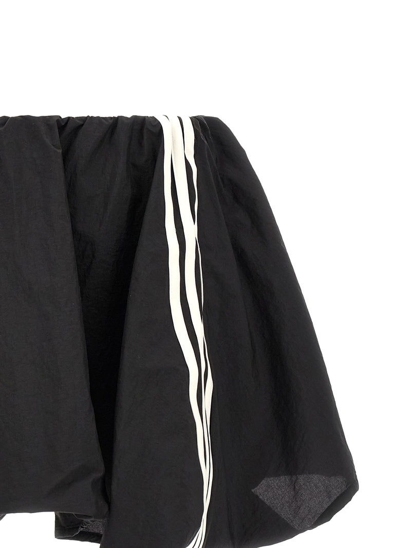 Y-3 Black Polyamide Long Skirt - Modern Elegance