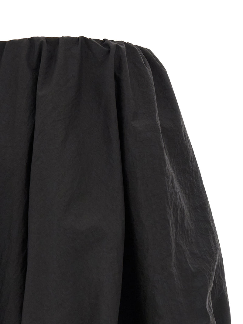 Y-3 Black Polyamide Long Skirt - Modern Elegance