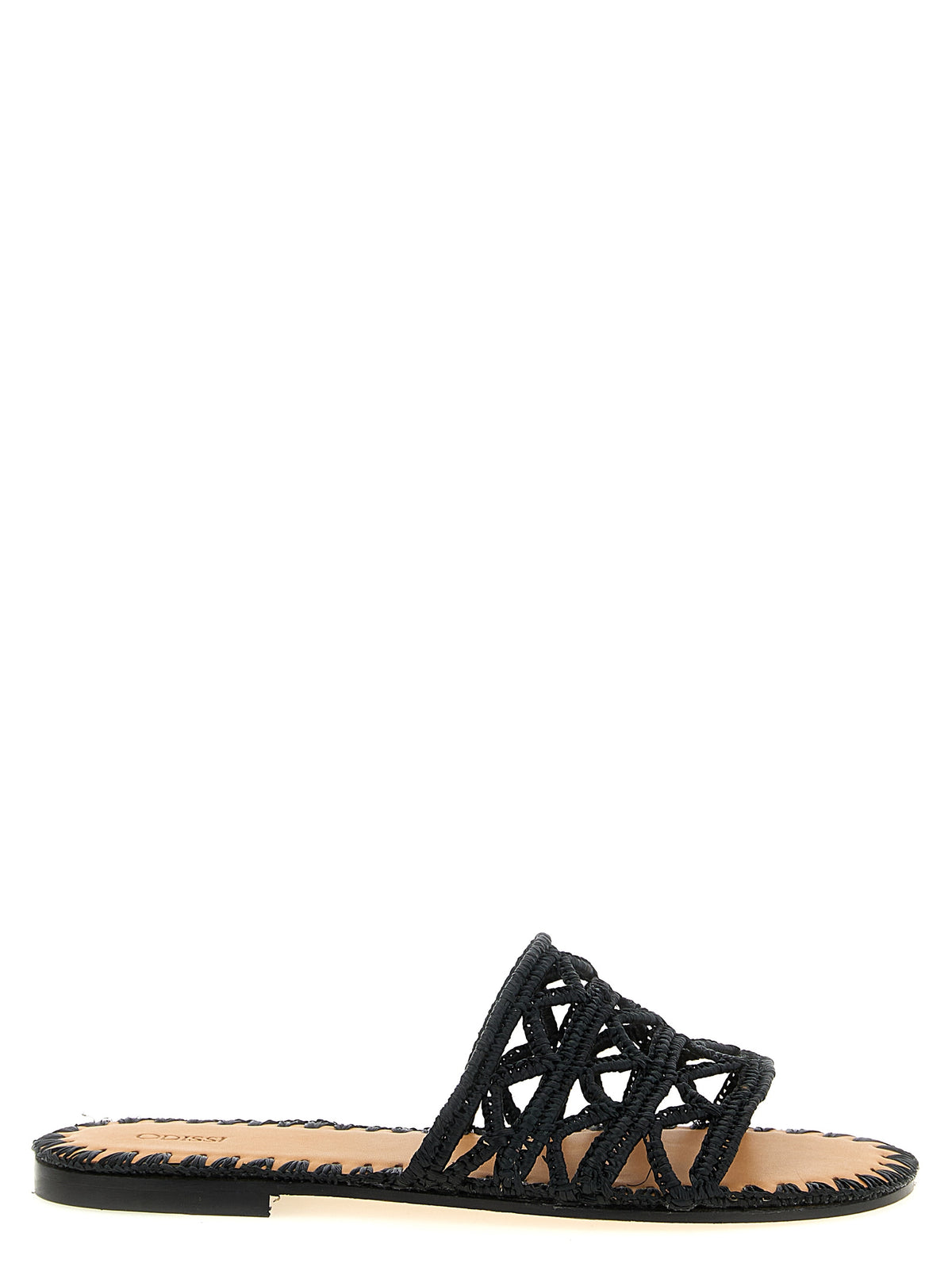 Mules ODISSI noires en viscose