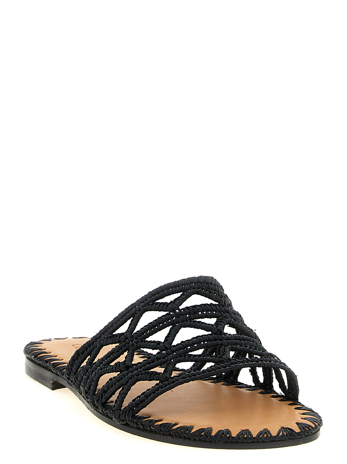 Mules ODISSI noires en viscose