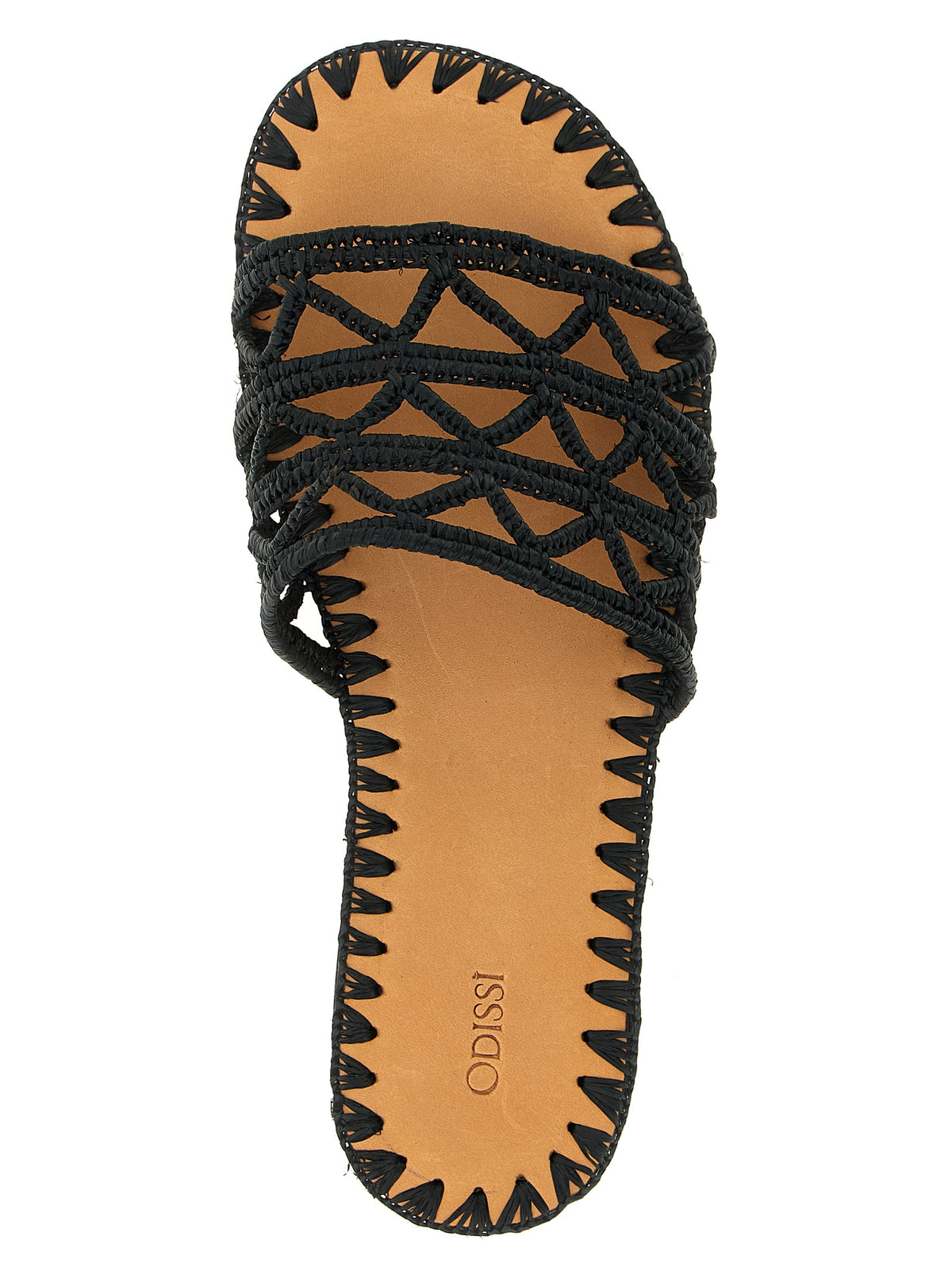 Mules ODISSI noires en viscose