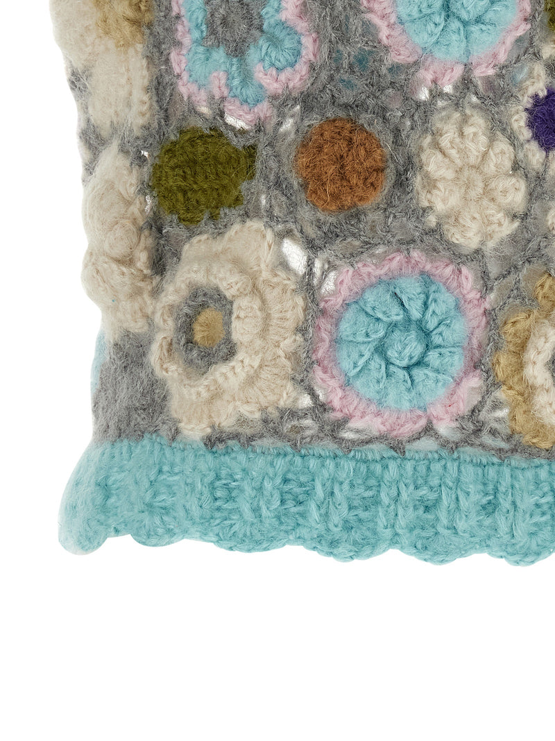 Gilet sans manches en laine multicolore Ganni