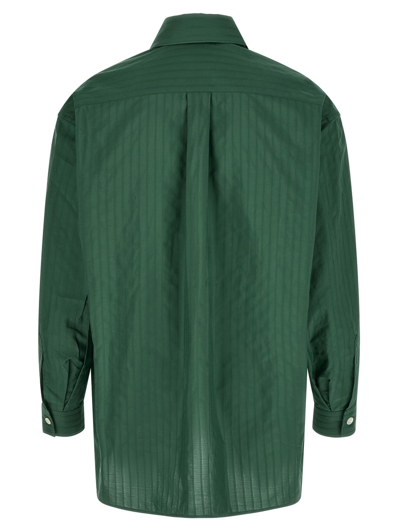 Namacheko Grinda Bicolor Cotton Blouse in Green