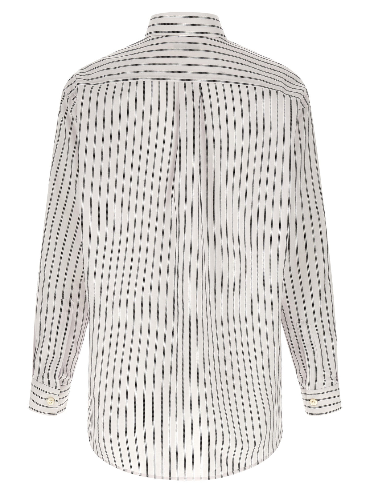 Namacheko Colt Bicolor Cotton Blouse - White/Black