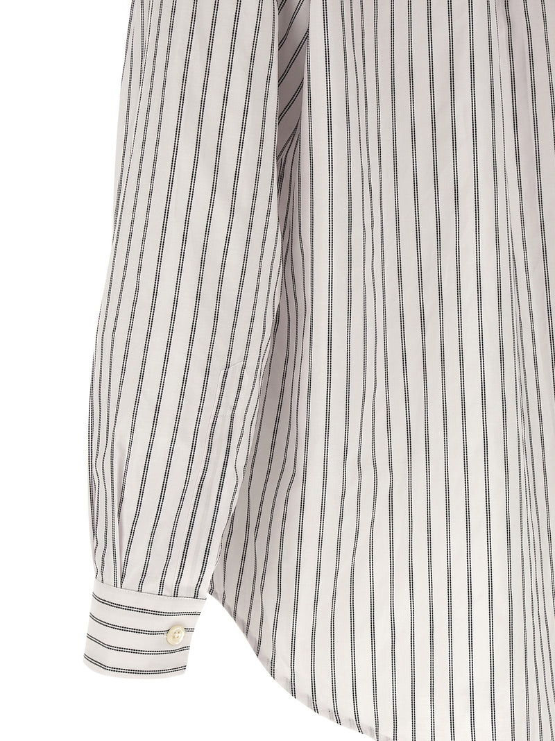 Namacheko Colt Bicolor Cotton Blouse - White/Black