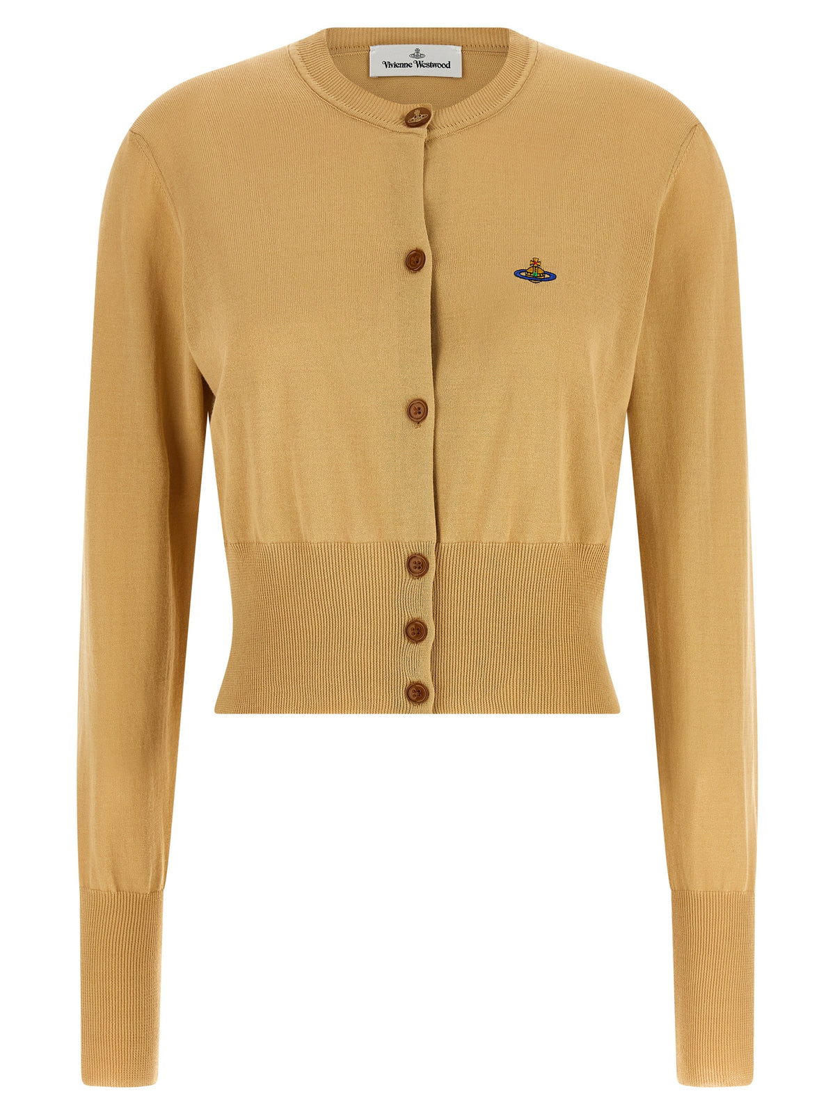 Cardigan Vivienne Westwood en coton beige
