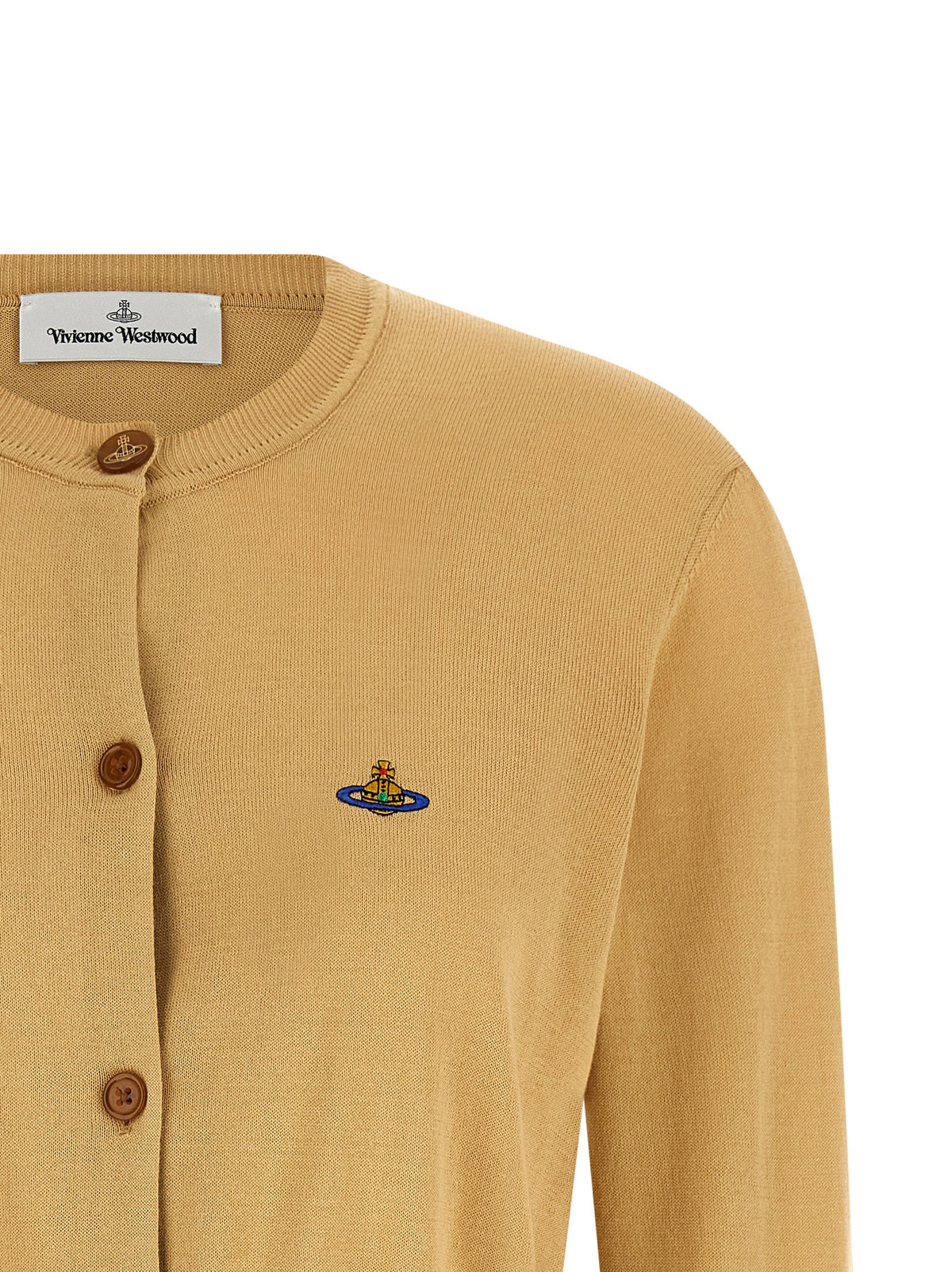 Cardigan Vivienne Westwood en coton beige