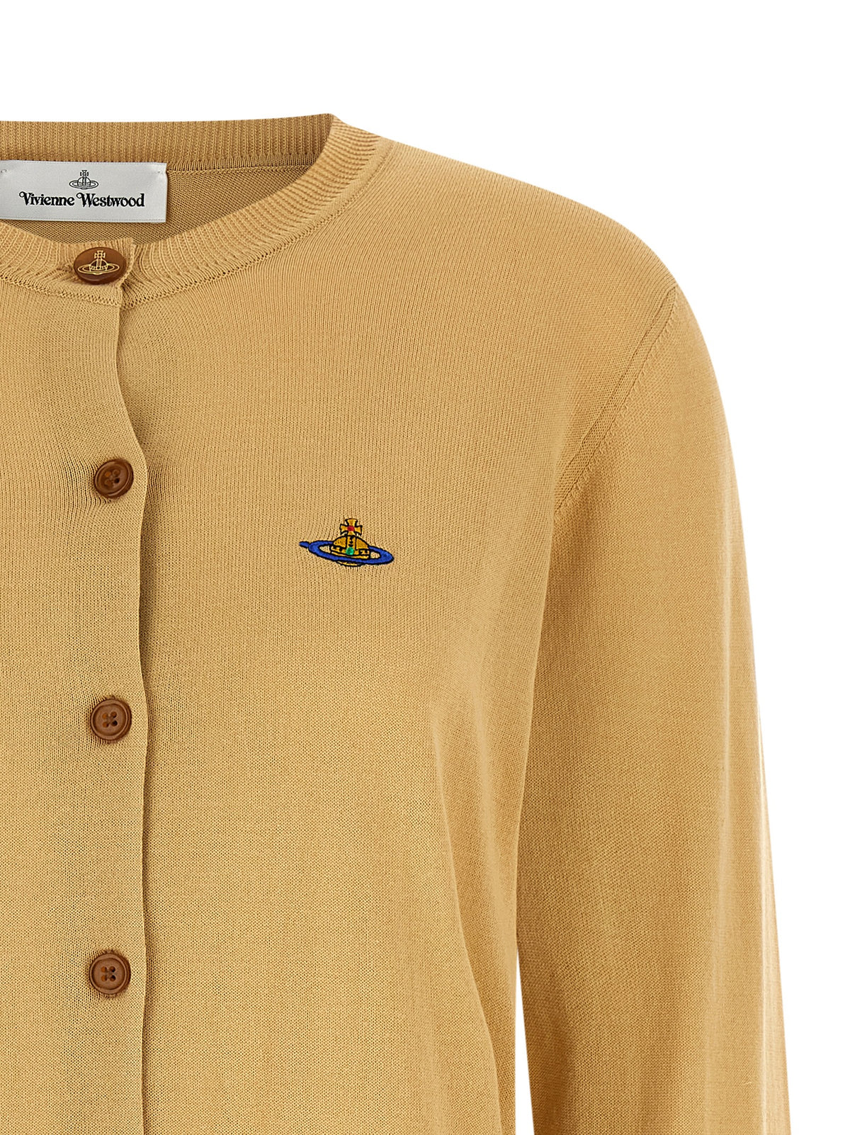 Cardigan Vivienne Westwood en coton beige
