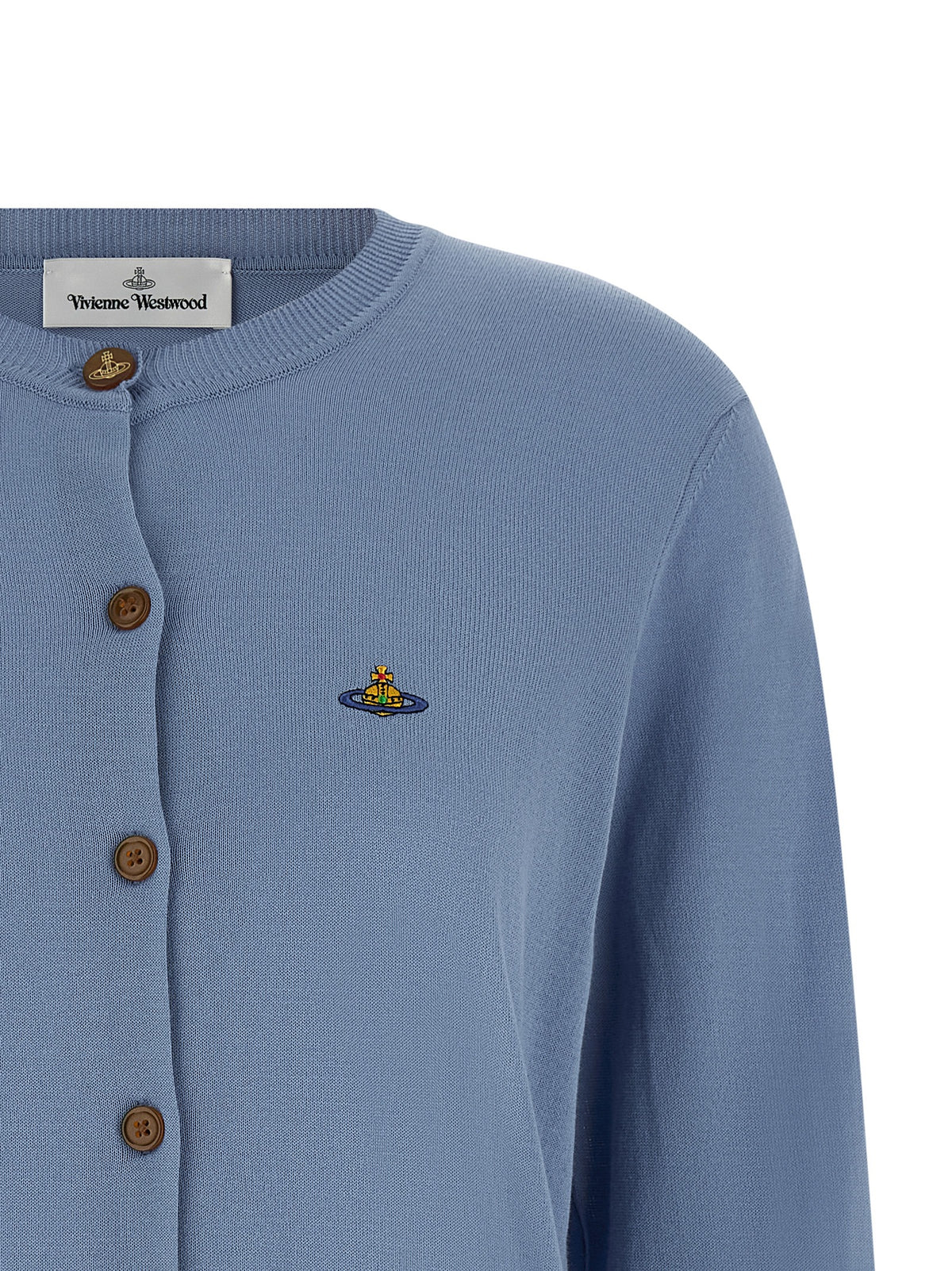 Gilet en coton bleu Vivienne Westwood