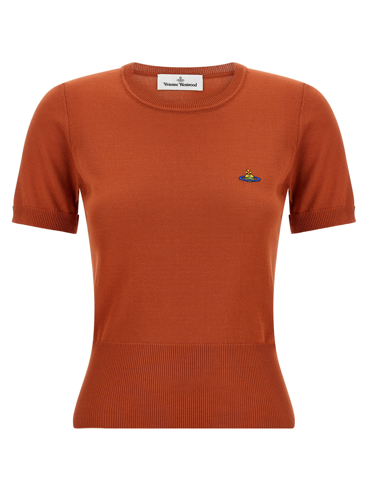 T-shirt en coton orange Vivienne Westwood
