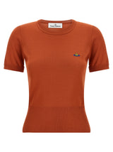 T-shirt en coton orange Vivienne Westwood