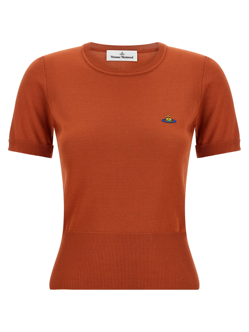 T-shirt en coton orange Vivienne Westwood