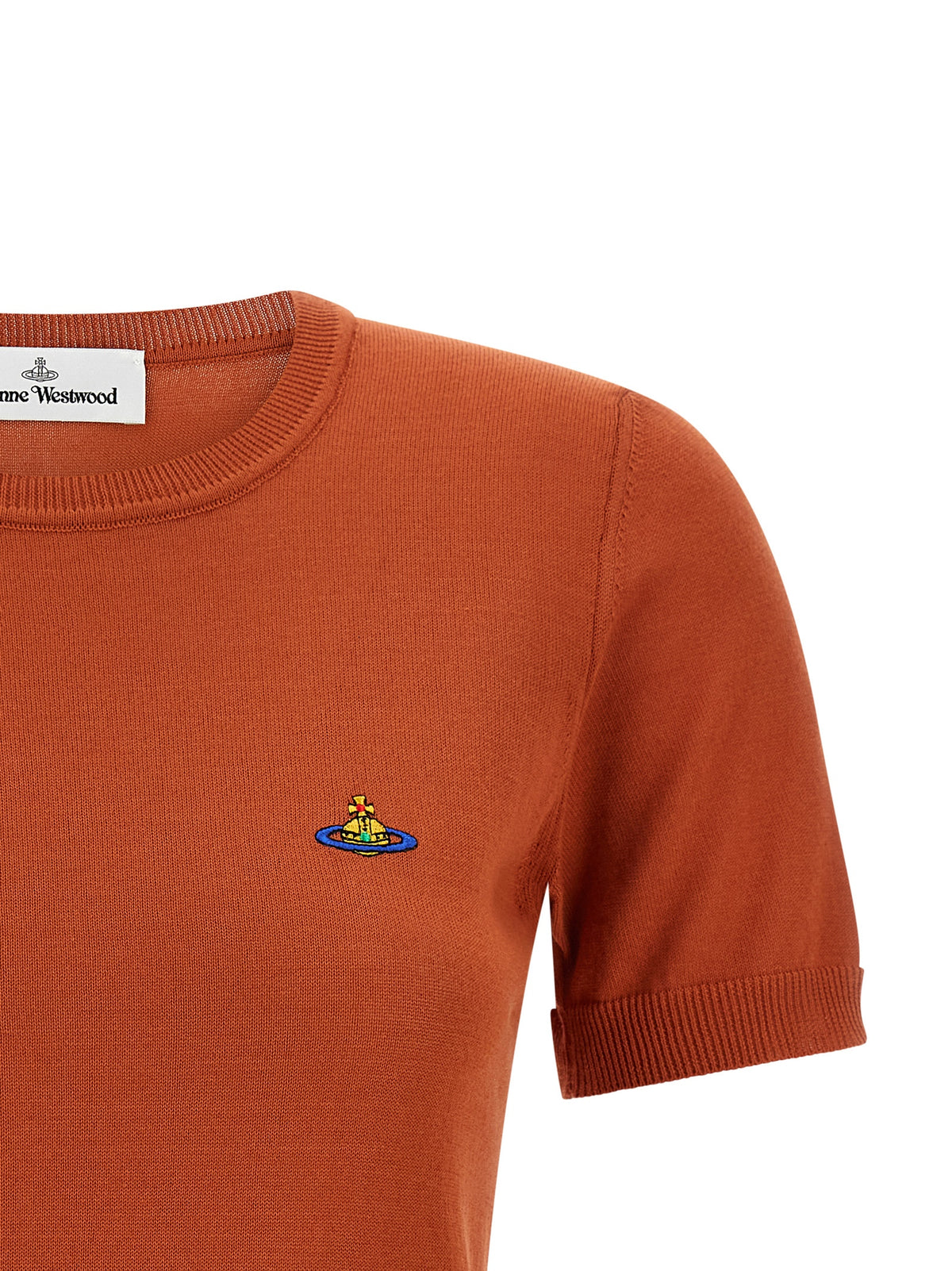 T-shirt en coton orange Vivienne Westwood