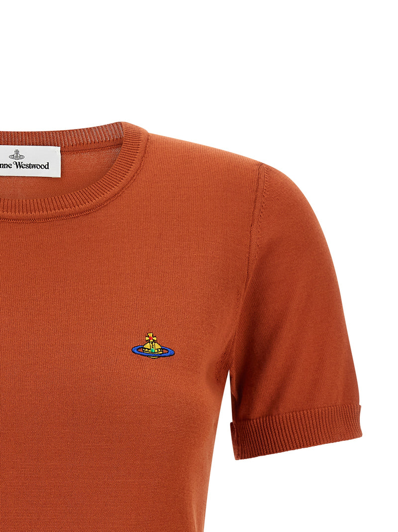 T-shirt en coton orange Vivienne Westwood