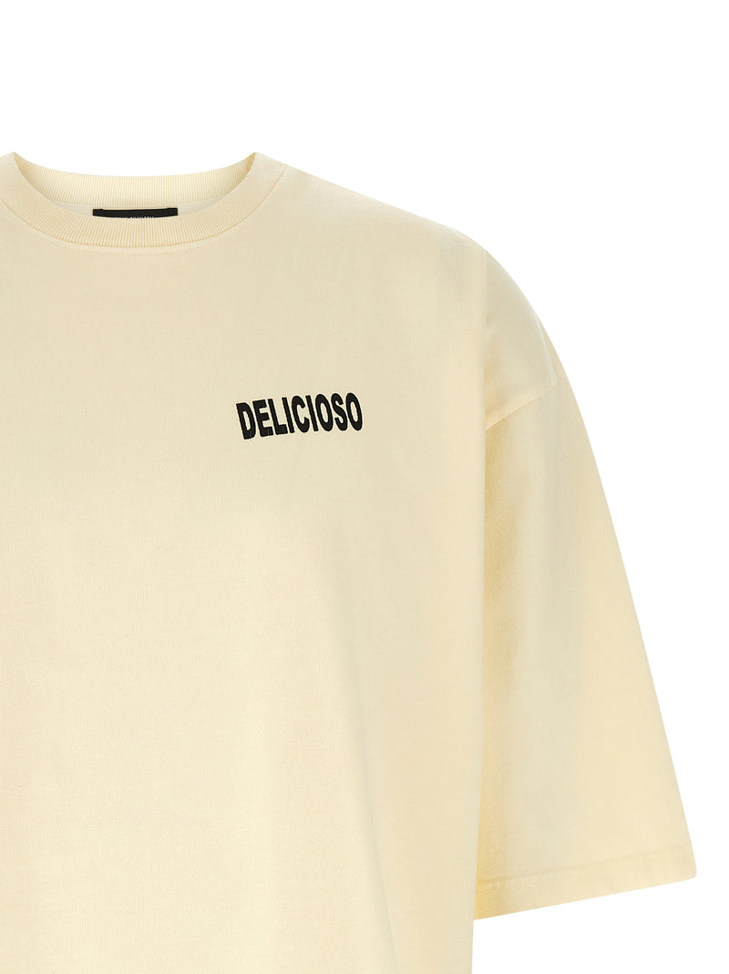 T-shirt bicolore en coton WILLY CHAVARRIA