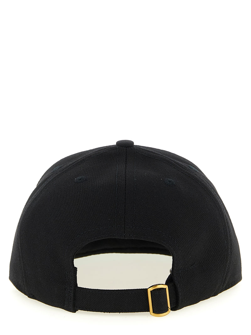 WILLY CHAVARRIA Black Polyester Baseball Cap with Embroidery