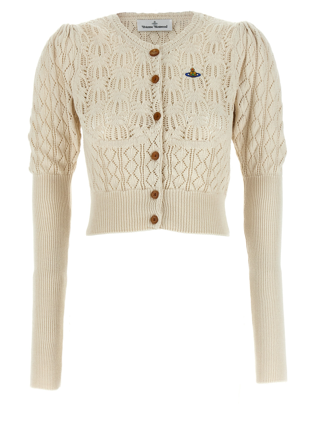 Cardigan Vivienne Westwood en coton beige