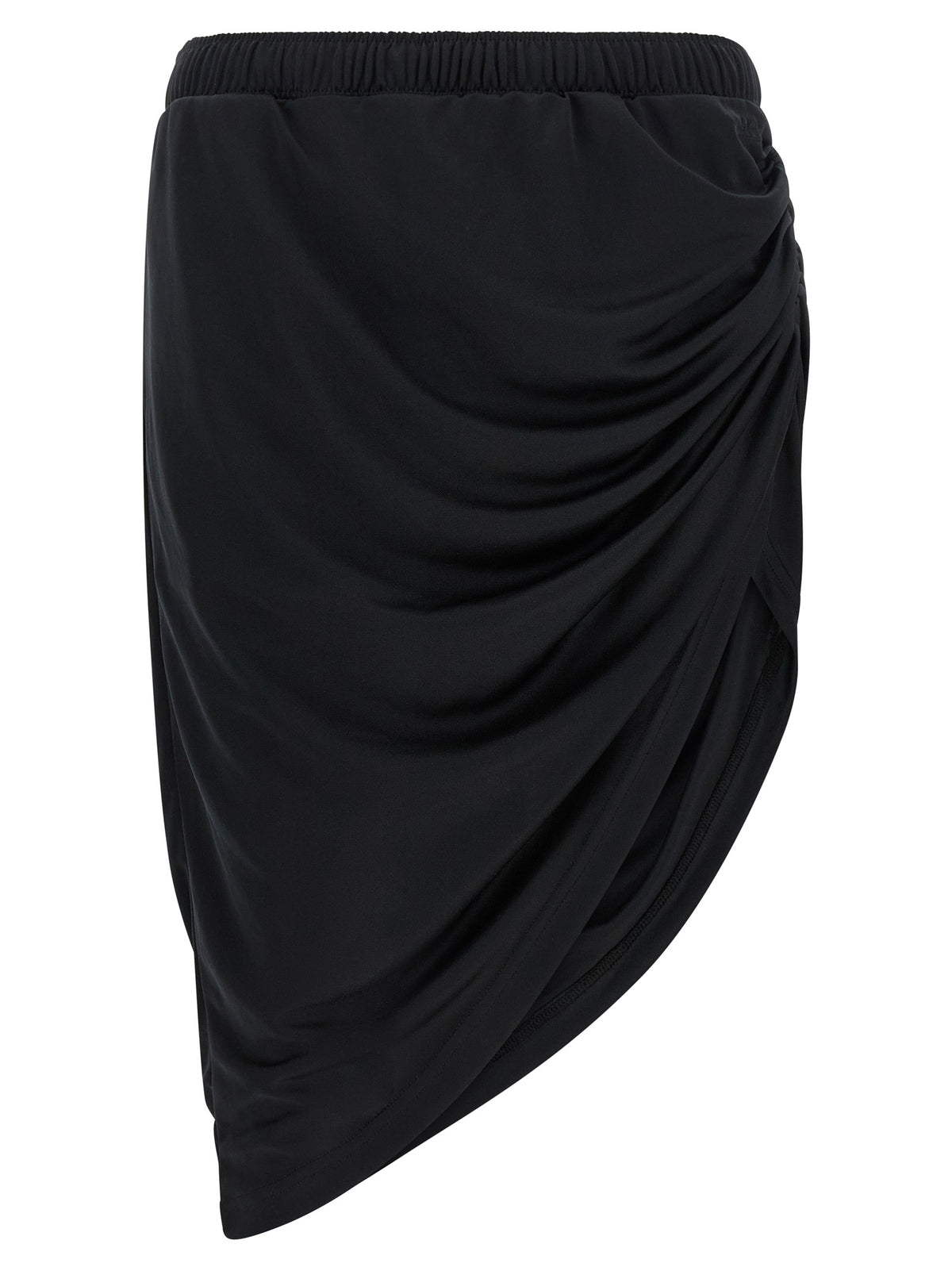 Courrèges Black Polyester Long Skirt - Twist Sport Collection