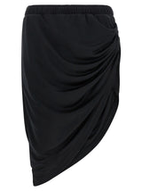 Courrèges Black Polyester Long Skirt - Twist Sport Collection
