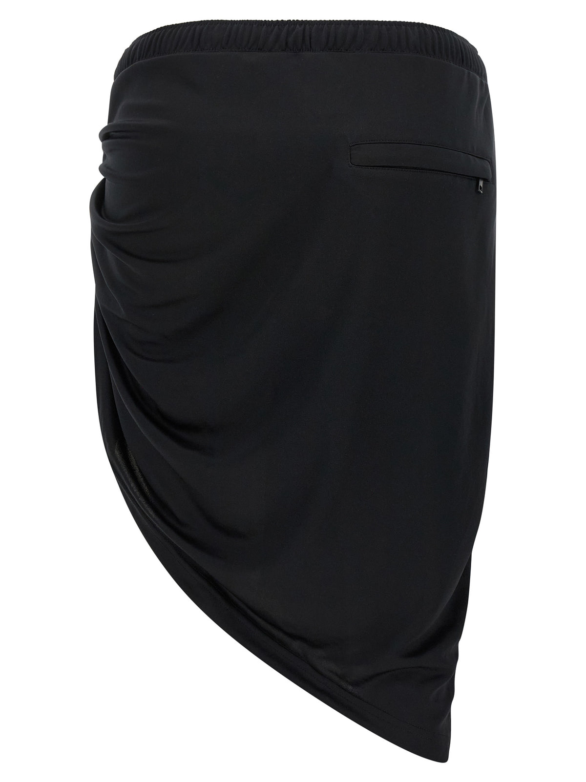 Courrèges Black Polyester Long Skirt - Twist Sport Collection