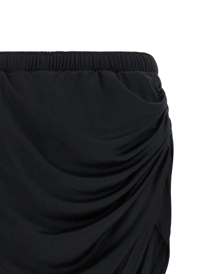 Courrèges Black Polyester Long Skirt - Twist Sport Collection