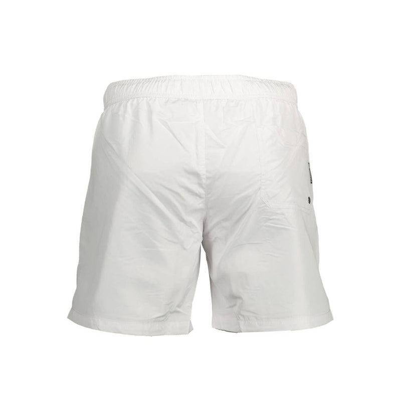 Boxer de bain Karl Lagerfeld en polyester blanc pour homme