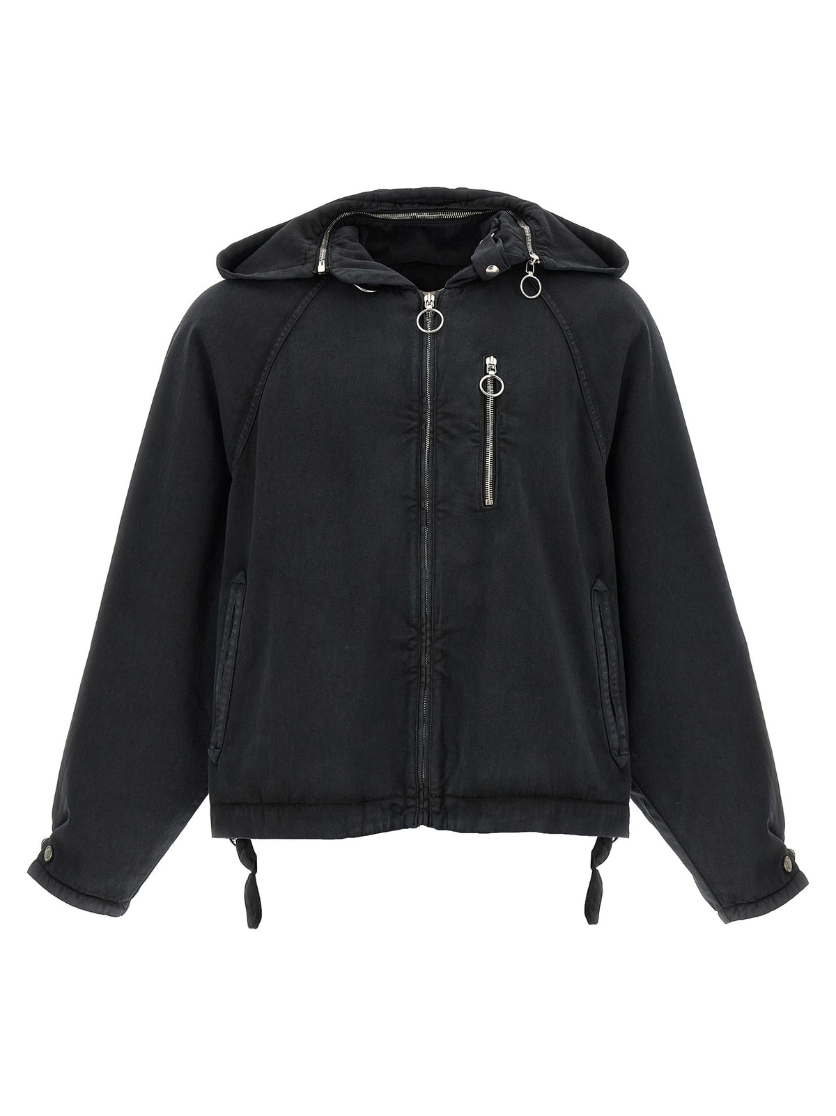 Namacheko Midia Black Cotton Shell Jacket