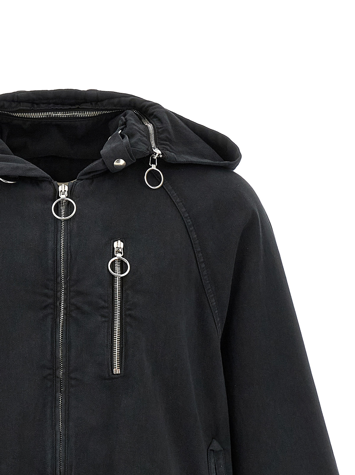Namacheko Midia Black Cotton Shell Jacket
