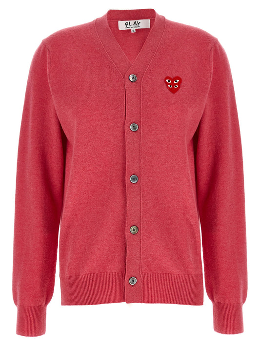 Gilet en laine multicolore Comme Des Garçons Play