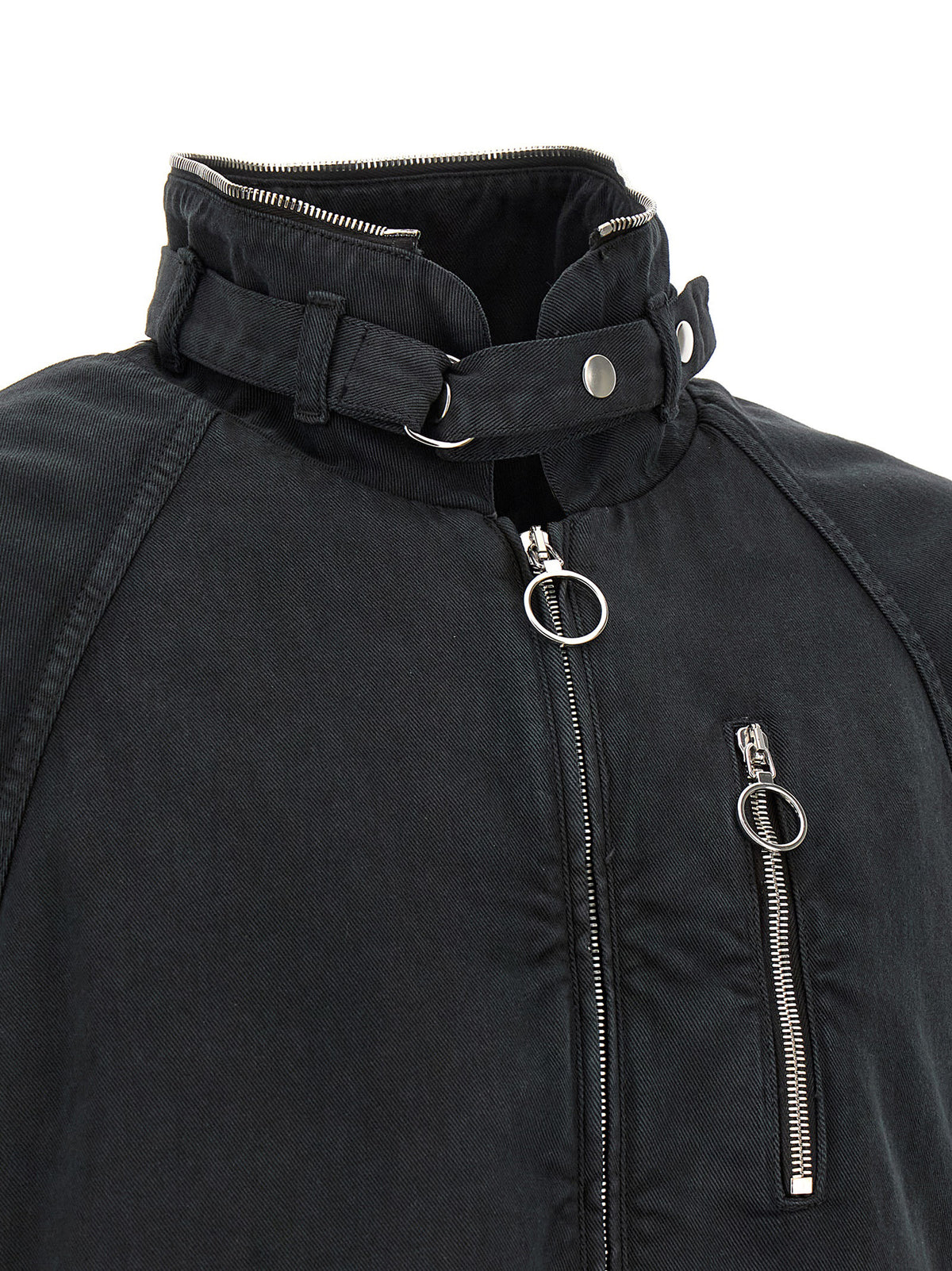 Namacheko Midia Black Cotton Shell Jacket