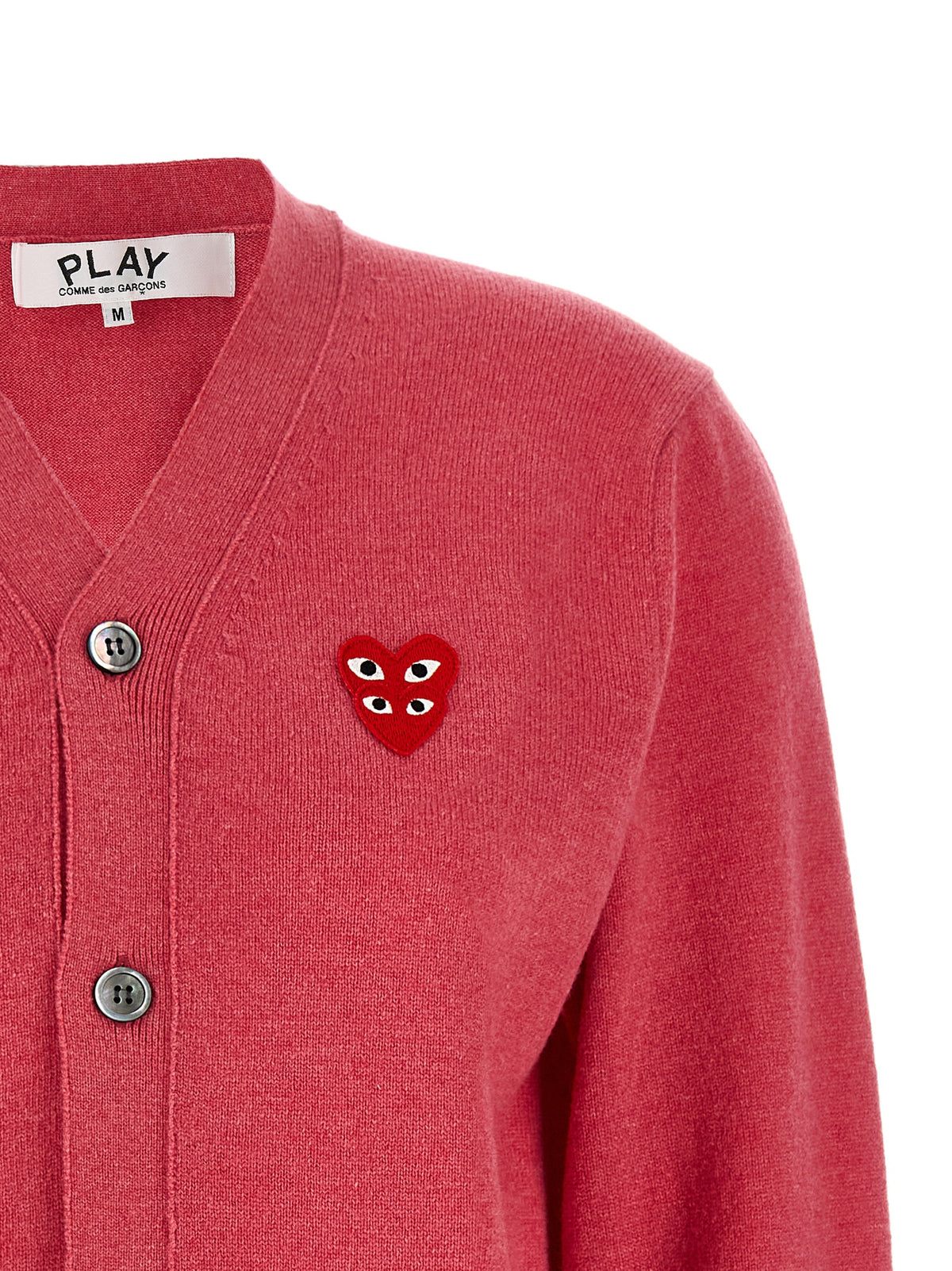 Gilet en laine multicolore Comme Des Garçons Play